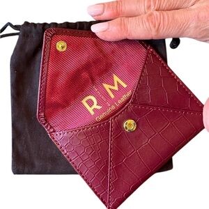 NWOT Rachel Miriam Genuine Leather Card Case